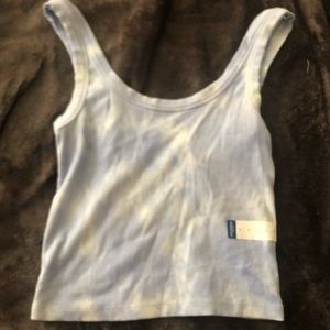 New Arizona company blue wash tank top